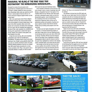 No Bling at the Ring 07 mag article